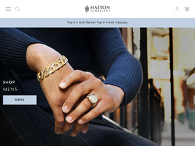 'hatton-jewellers.com' screenshot