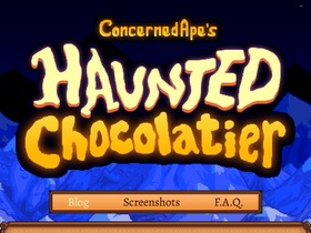 'hauntedchocolatier.net' screenshot