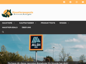 'haustiermagazin.com' screenshot