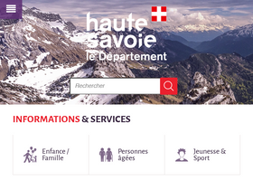 'hautesavoie.fr' screenshot