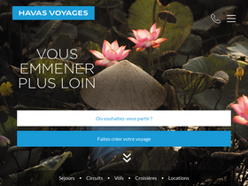 'havas-voyages.fr' screenshot
