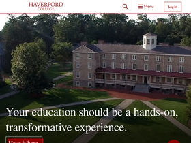 'haverford.edu' screenshot