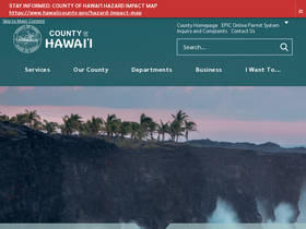 'hawaiicounty.gov' screenshot