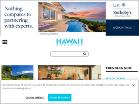 'hawaiimagazine.com' screenshot