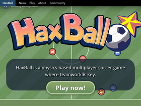 'haxball.com' screenshot
