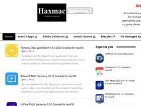'haxmac.cc' screenshot