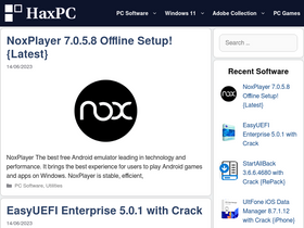 'haxpc.net' screenshot