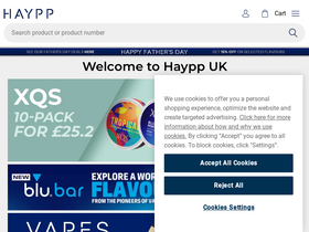 'haypp.com' screenshot