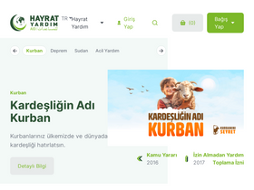 'hayratyardim.org' screenshot