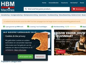 'hbm-machines.com' screenshot