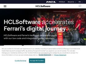 'hcltechsw.com' screenshot