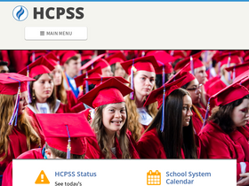 'hcpss.org' screenshot