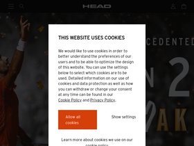 'head.com' screenshot