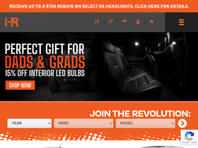 'headlightrevolution.com' screenshot