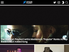 'headlineplanet.com' screenshot