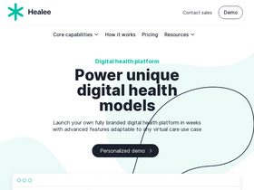 'healee.com' screenshot