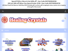 'healingcrystals.com' screenshot