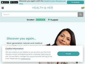 'healthandher.com' screenshot