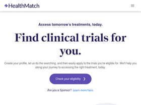 'healthmatch.io' screenshot