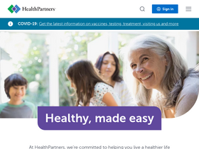 'healthpartners.com' screenshot