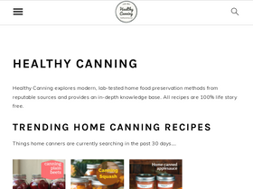 'healthycanning.com' screenshot