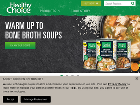 'healthychoice.com' screenshot