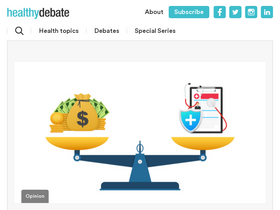 'healthydebate.ca' screenshot