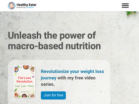 'healthyeater.com' screenshot