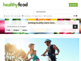 'healthyfood.com' screenshot