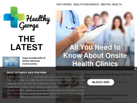 'healthygeorge.com' screenshot