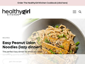 'healthygirlkitchen.com' screenshot
