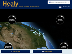 'healyconsultants.com' screenshot