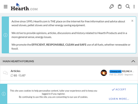 'hearth.com' screenshot