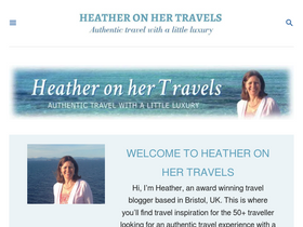 'heatheronhertravels.com' screenshot