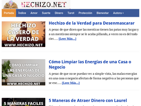 'hechizo.net' screenshot