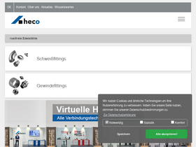 'heco.de' screenshot
