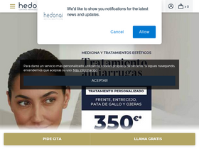'hedonai.com' screenshot