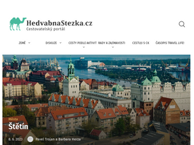 'hedvabnastezka.cz' screenshot