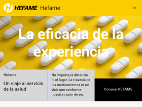 'hefame.es' screenshot