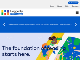 'heggerty.org' screenshot