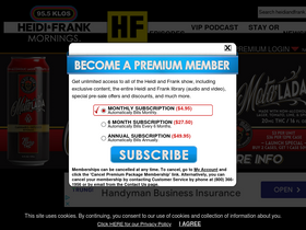 'heidiandfrank.com' screenshot