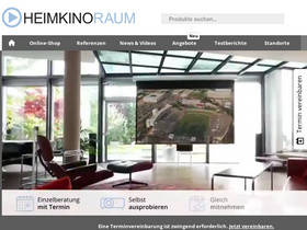 'heimkinoraum.de' screenshot