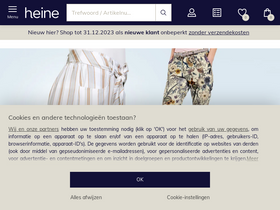 'heine-shop.nl' screenshot