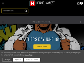'heinnie.com' screenshot