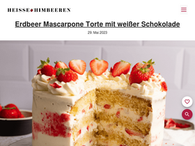 'heissehimbeeren.com' screenshot