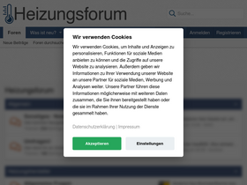 'heizungsforum.de' screenshot