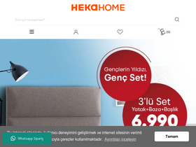 'hekahome.com' screenshot