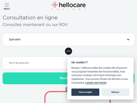'hellocare.com' screenshot