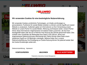'hellweg.de' screenshot