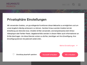 'helmholtz-munich.de' screenshot